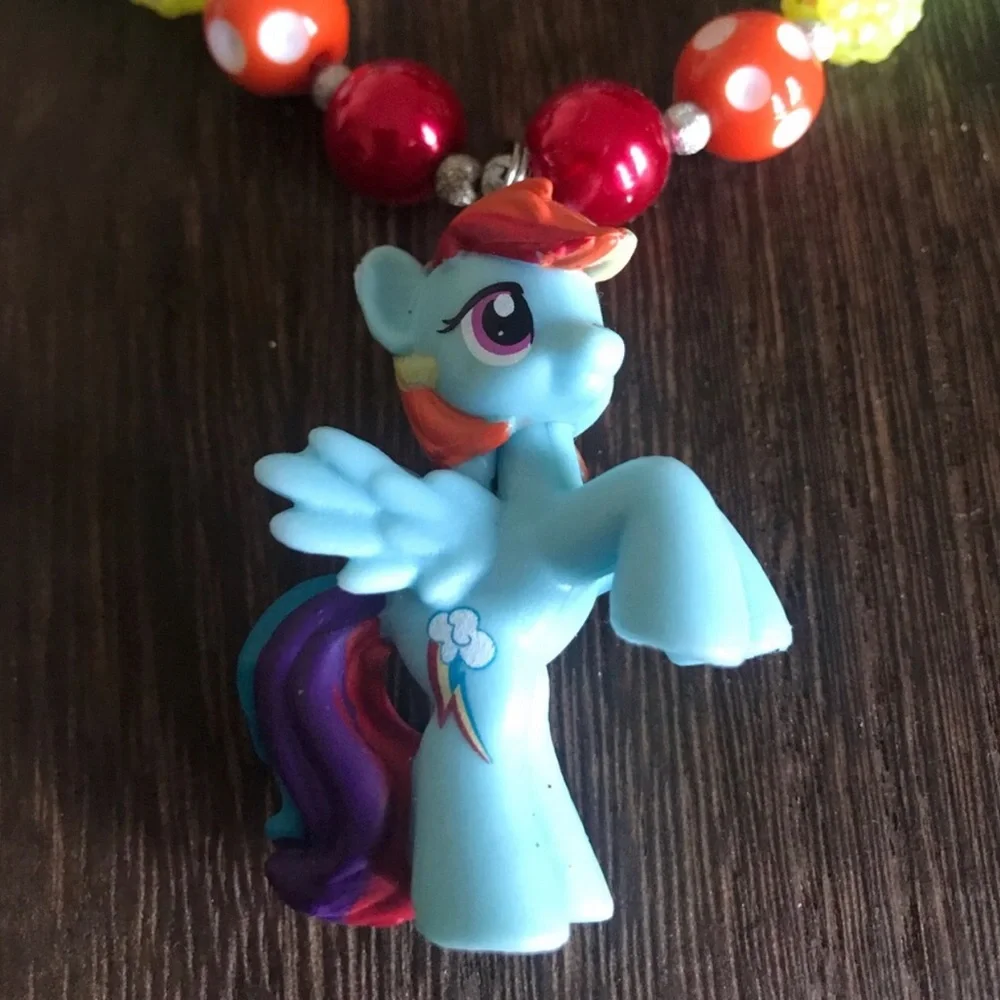 My Little Pony Rainbow Beaded Kids Necklace - Multicolor